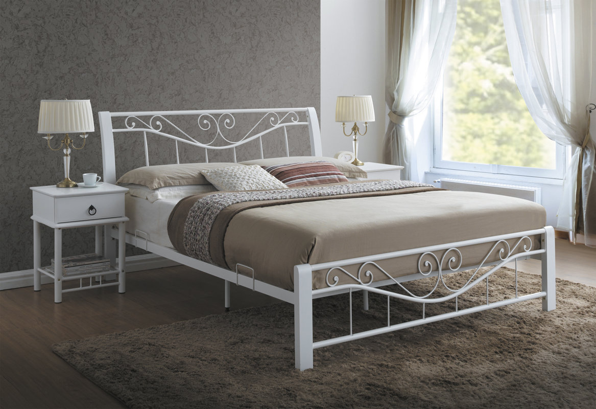 Brambly Cottage Stoutland European Double Bed Frame Wayfair.co.uk